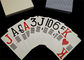 Plastic PVC Waterproof Casino Standard Playing Cards Custom Offset Printing